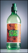 Green Bottle Label