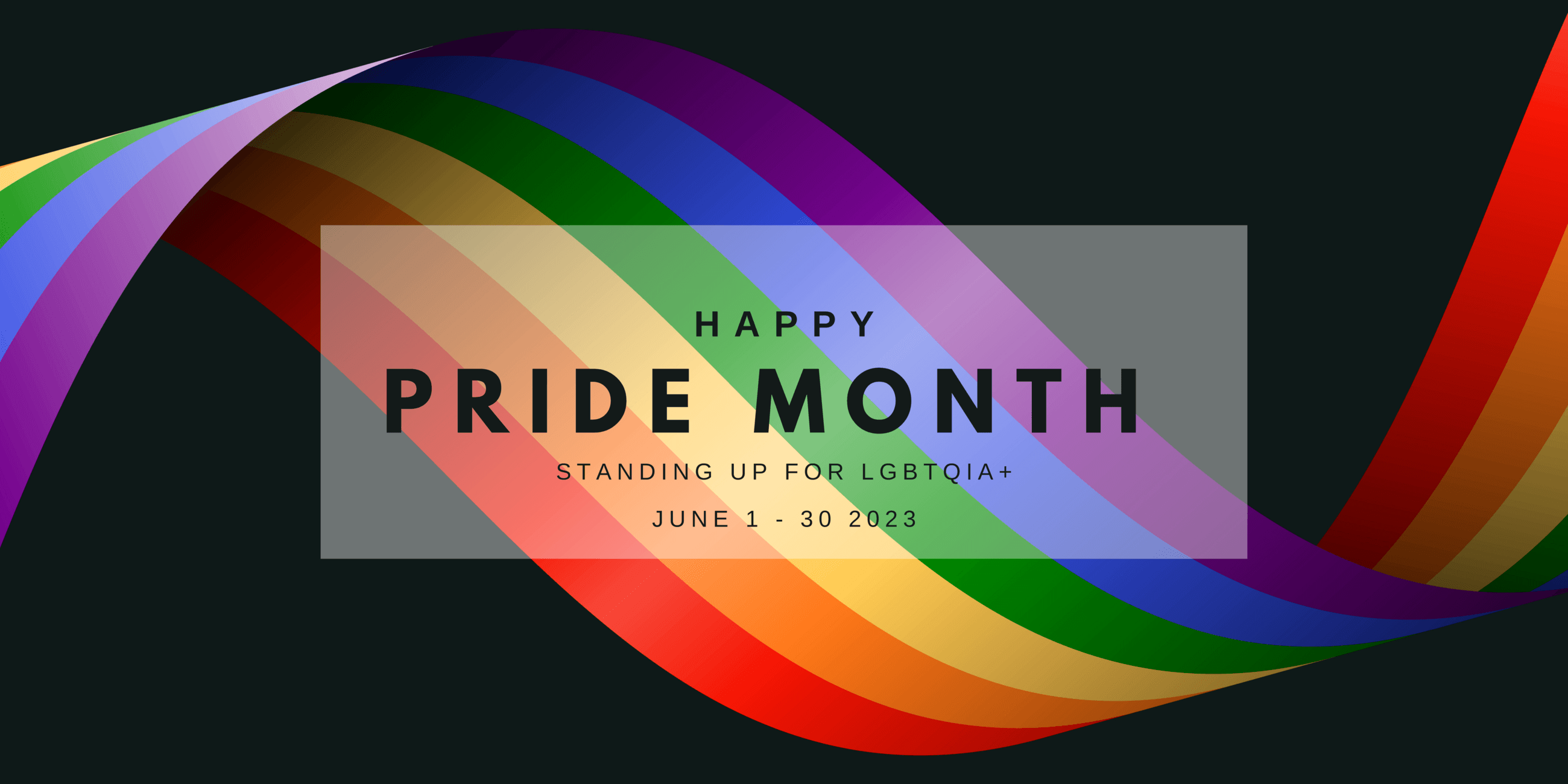 Happy Pride Month Banner